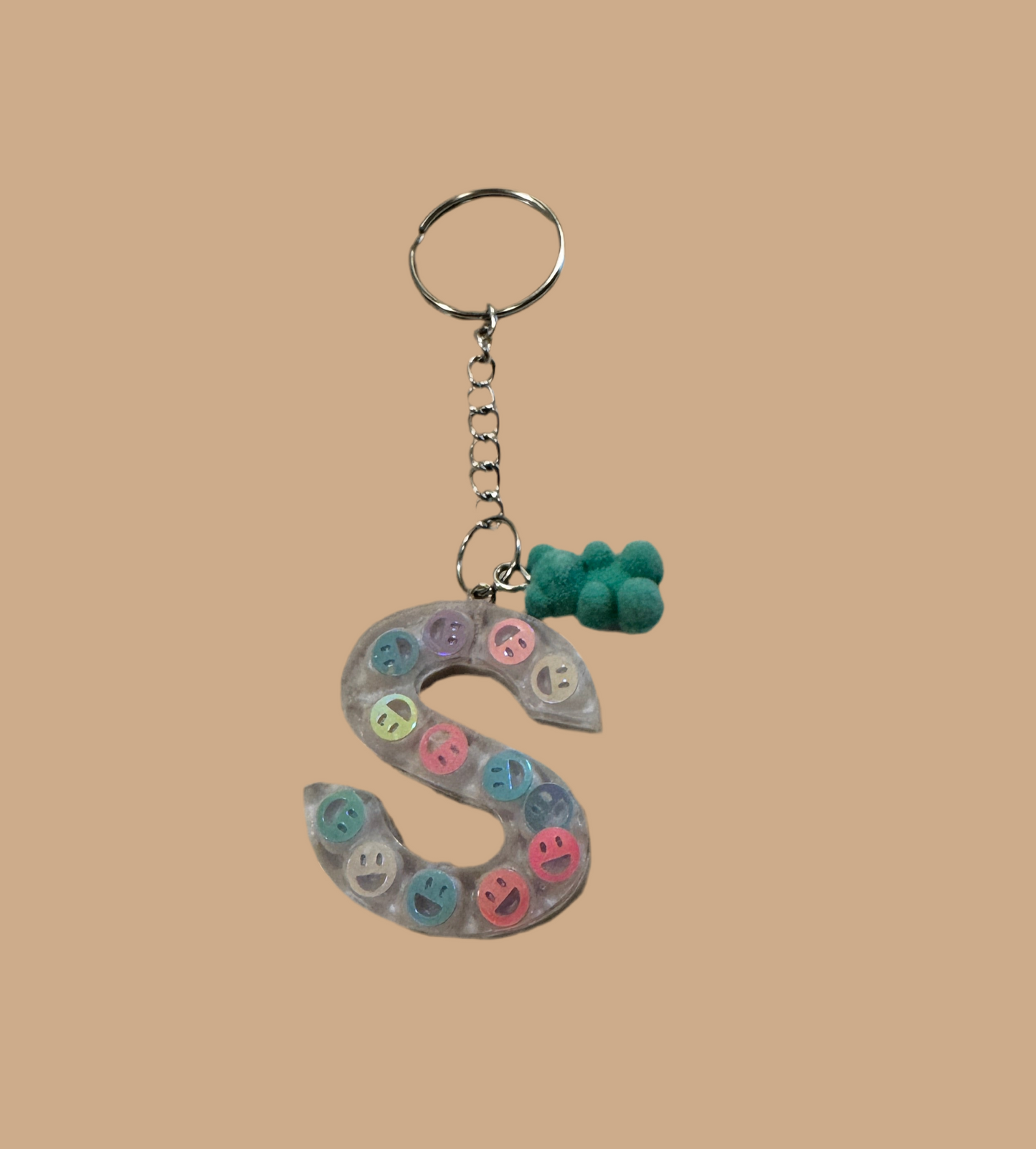 "S" Letter Keychain / Bag Charm