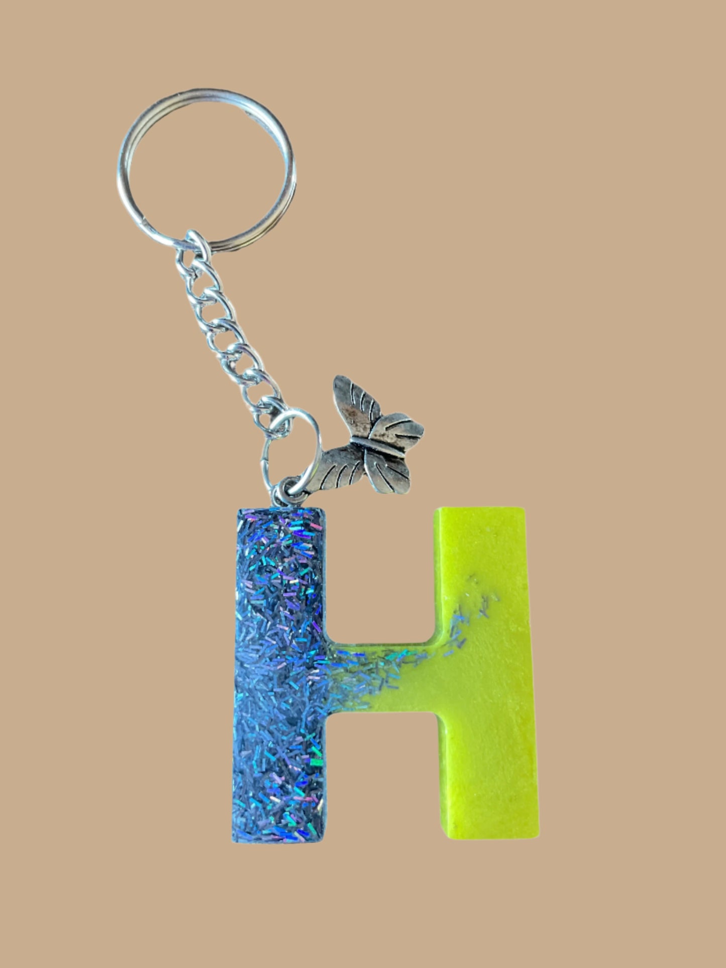 "H" Letter Keychain / Bag Charm