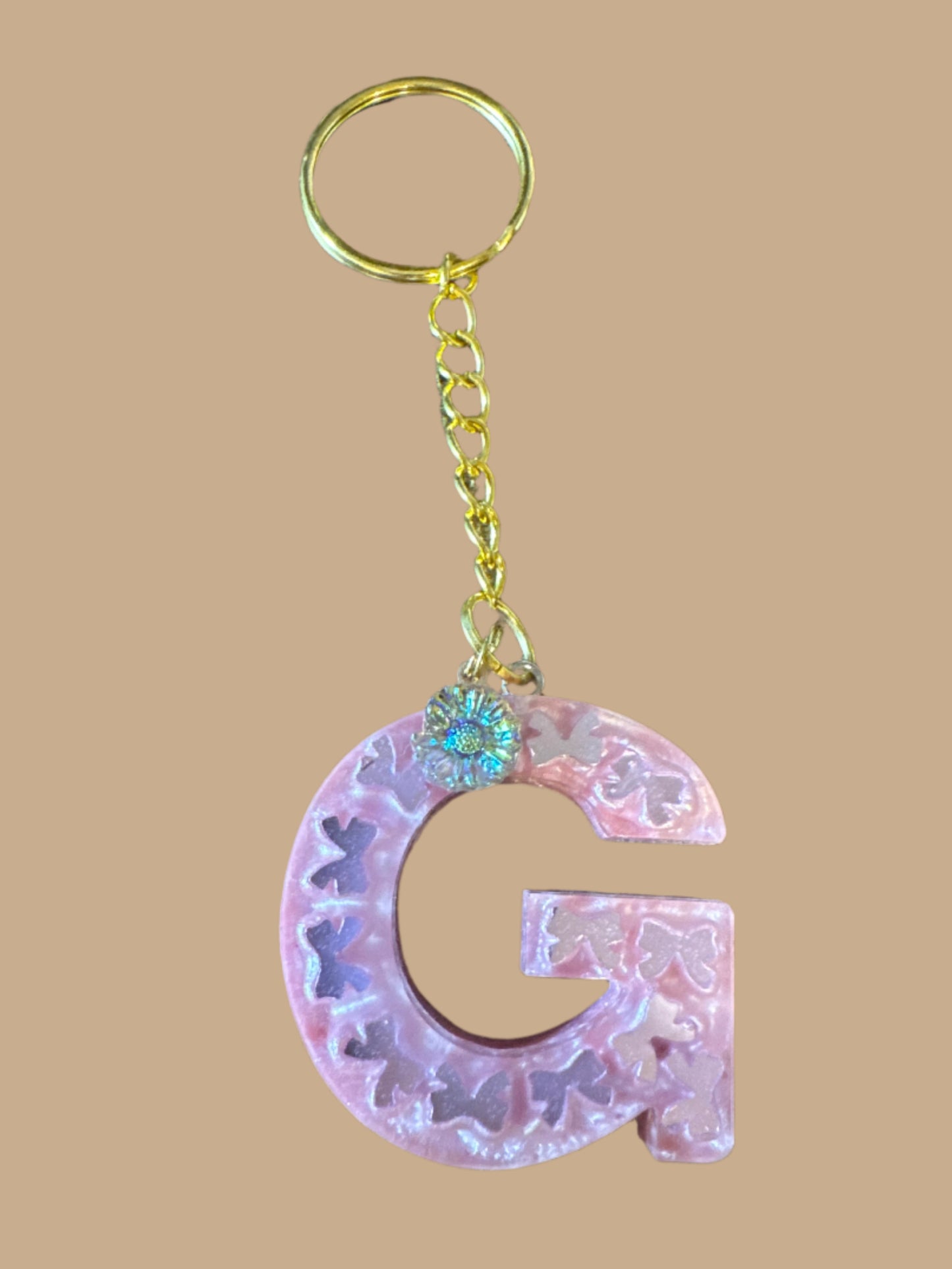 "G" Letter Keychain / Bag Charm