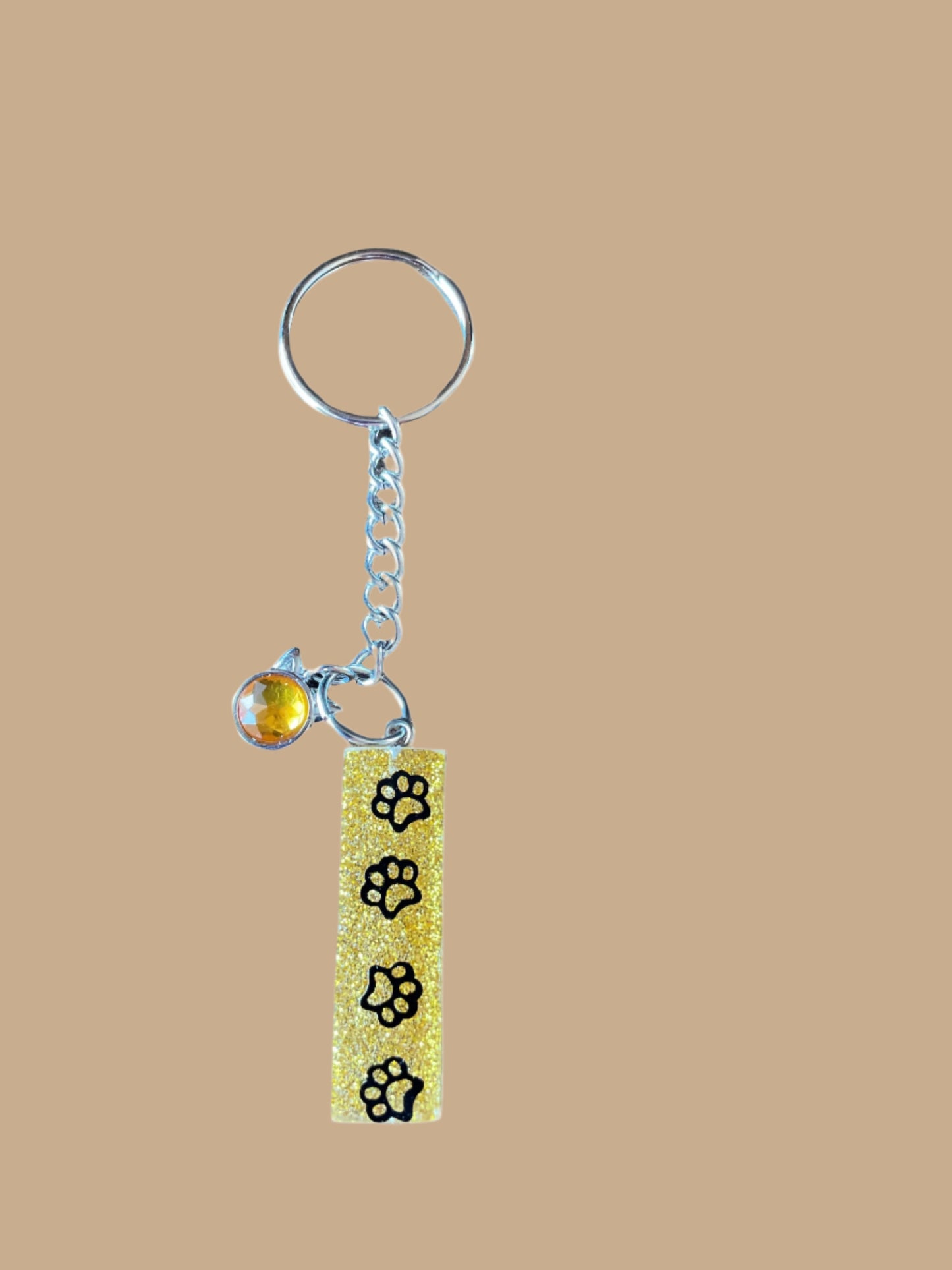 "I" Letter Keychain / Bag Charm