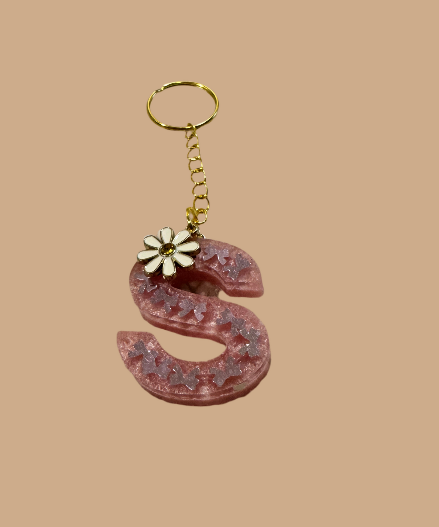 "S" Letter Keychain / Bag Charm