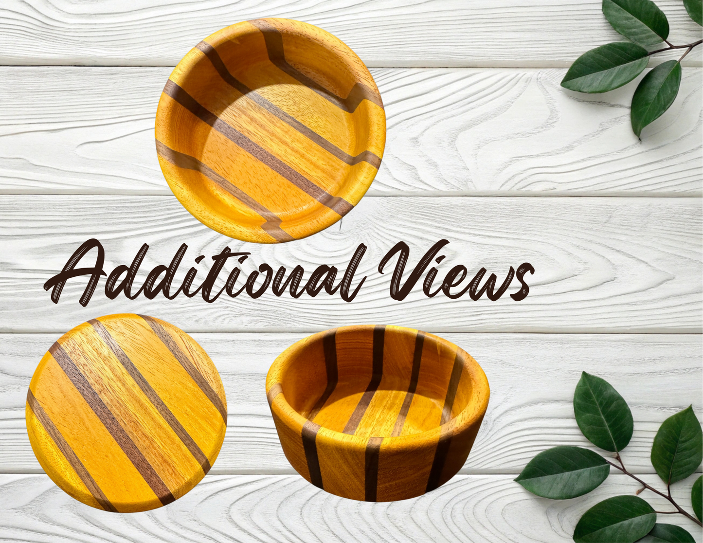 Jackwood & Walnut Trinket Dish