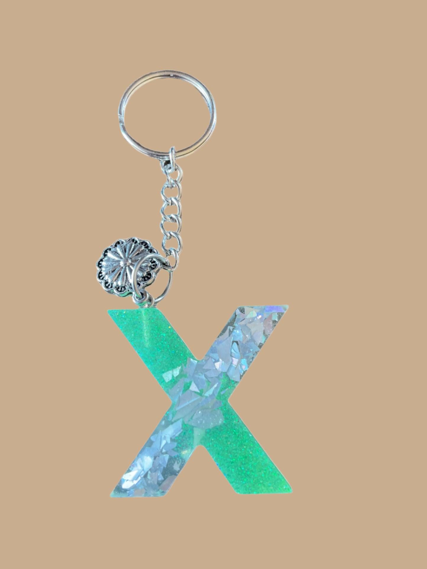 "X" Letter Keychain / Bag Charm
