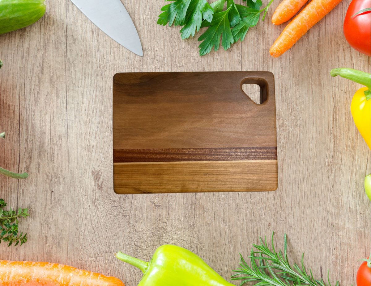 Sycamore, maple, Sapele & Cherry Cutting Board