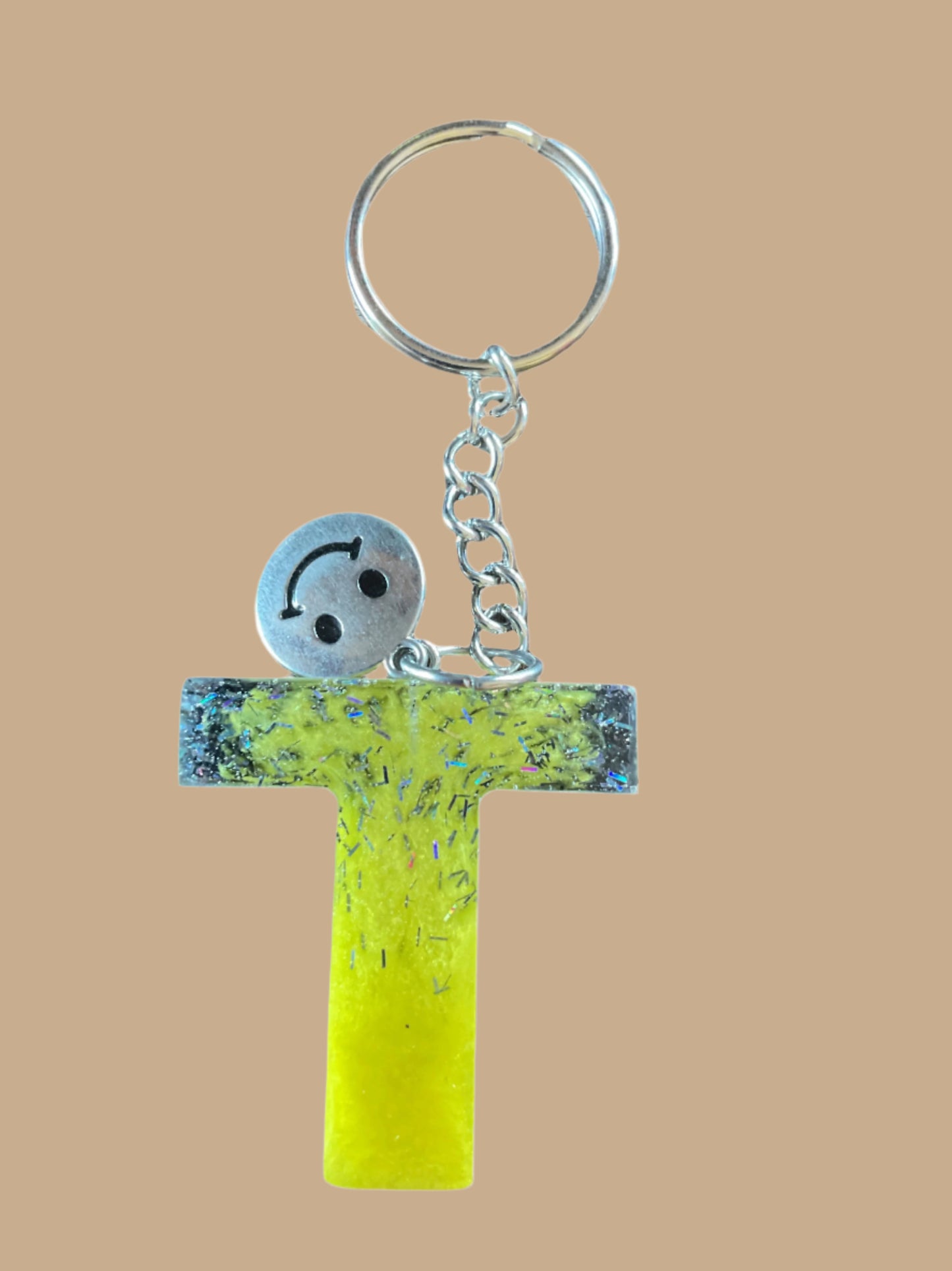 "T" Letter Keychain / Bag Charm