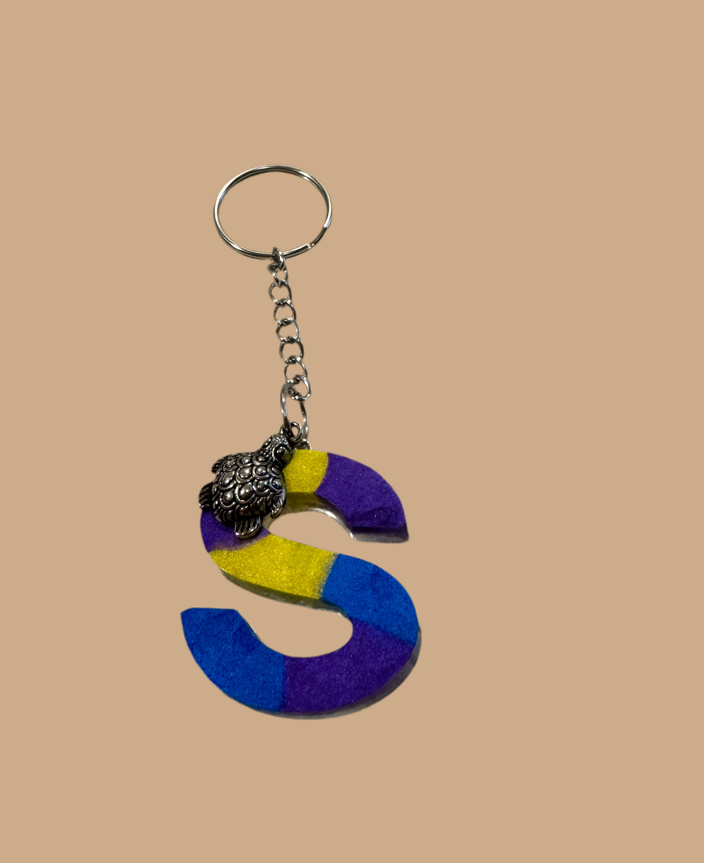 "S" Letter Keychain / Bag Charm