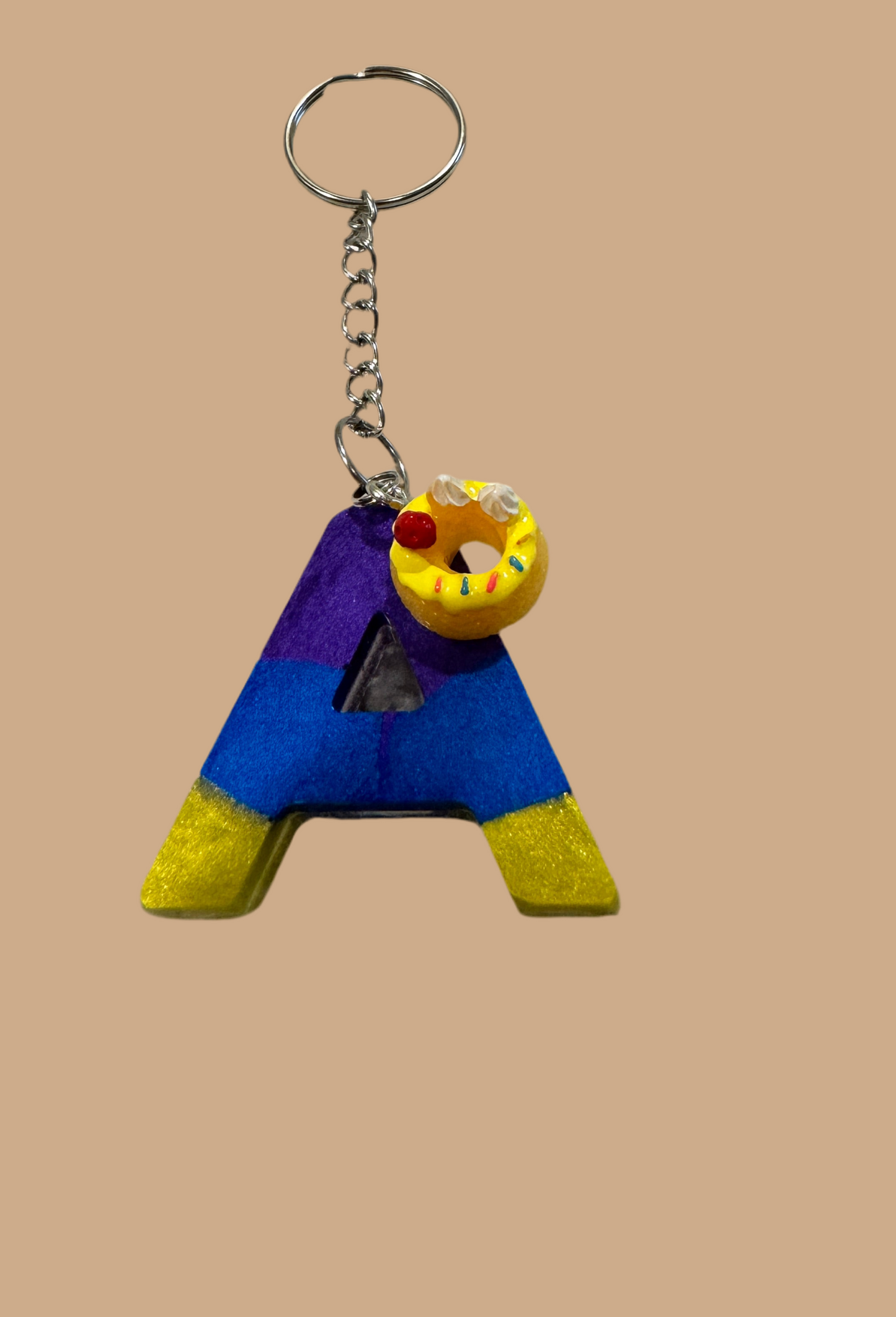 "A" Letter Keychain / Bag Charm