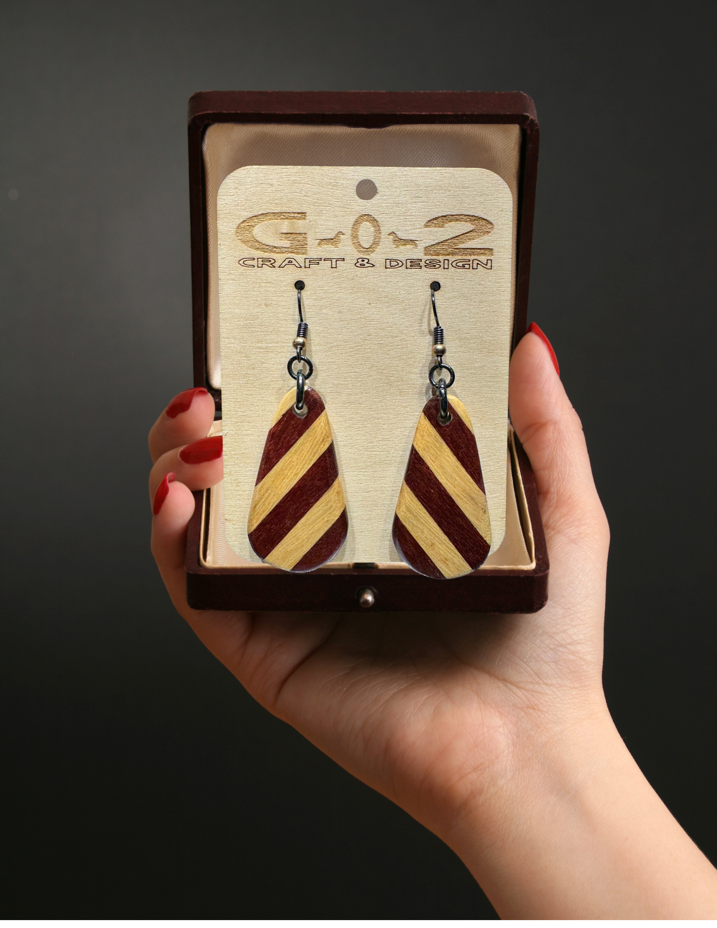 Purpleheart & Maple Earrings *2*