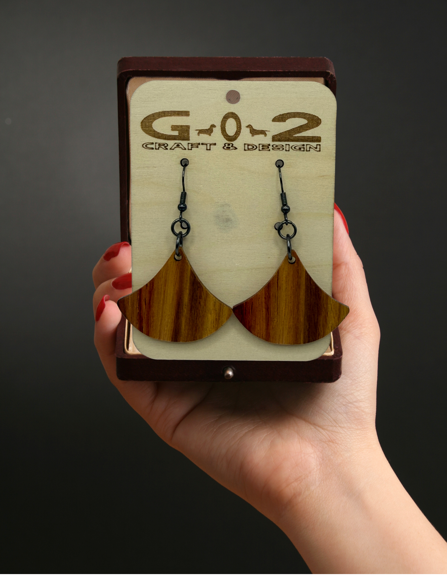 Canary Wood Earrings