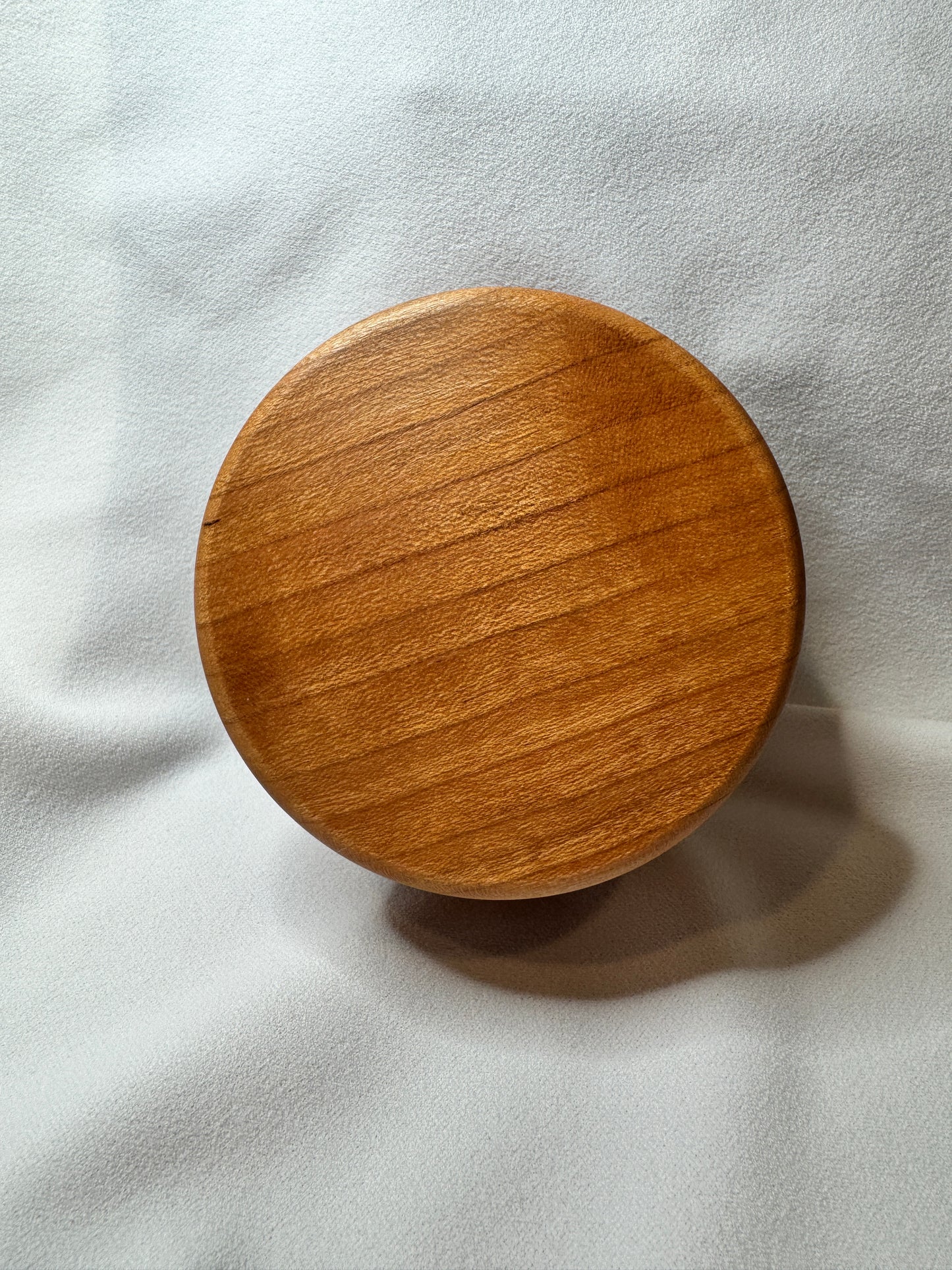 Mahogany Lathe Turned candle holder