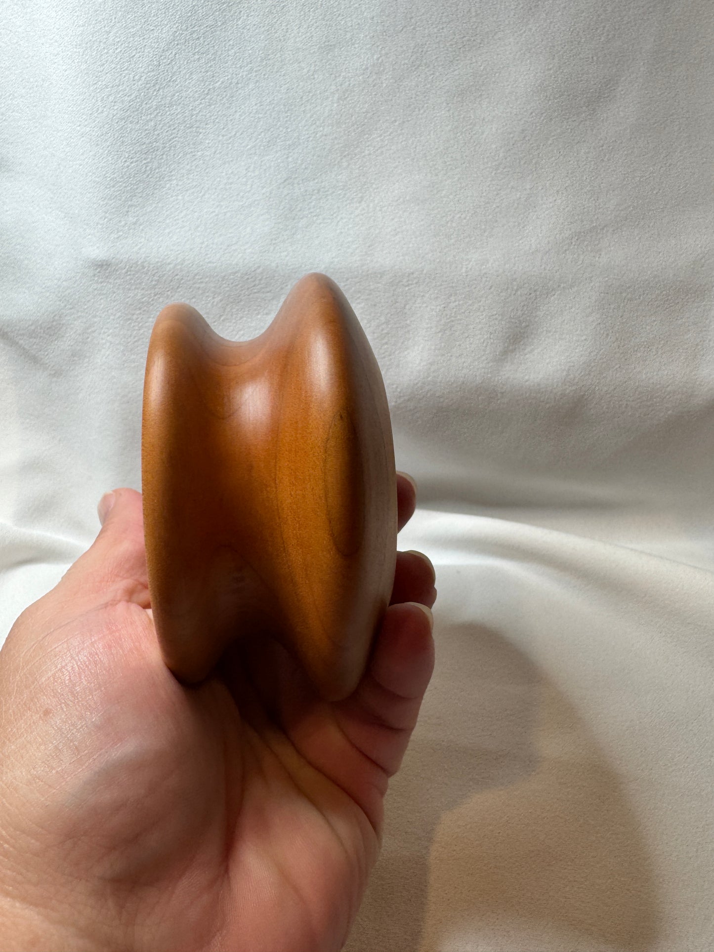 Mahogany Lathe Turned candle holder