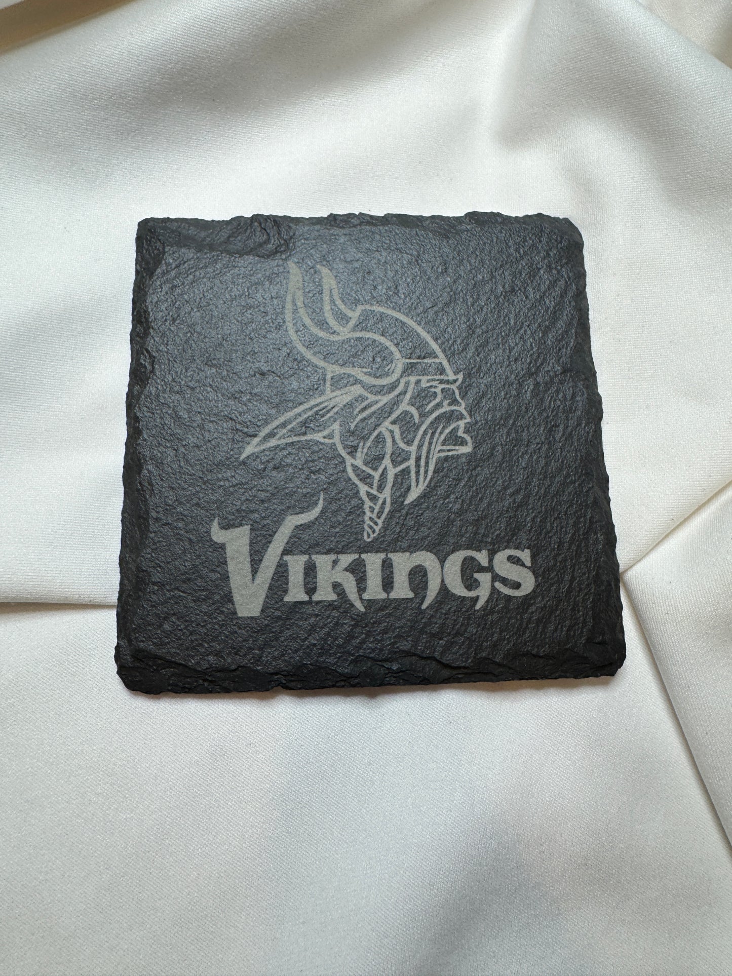 Vikings Slate Coaster Square