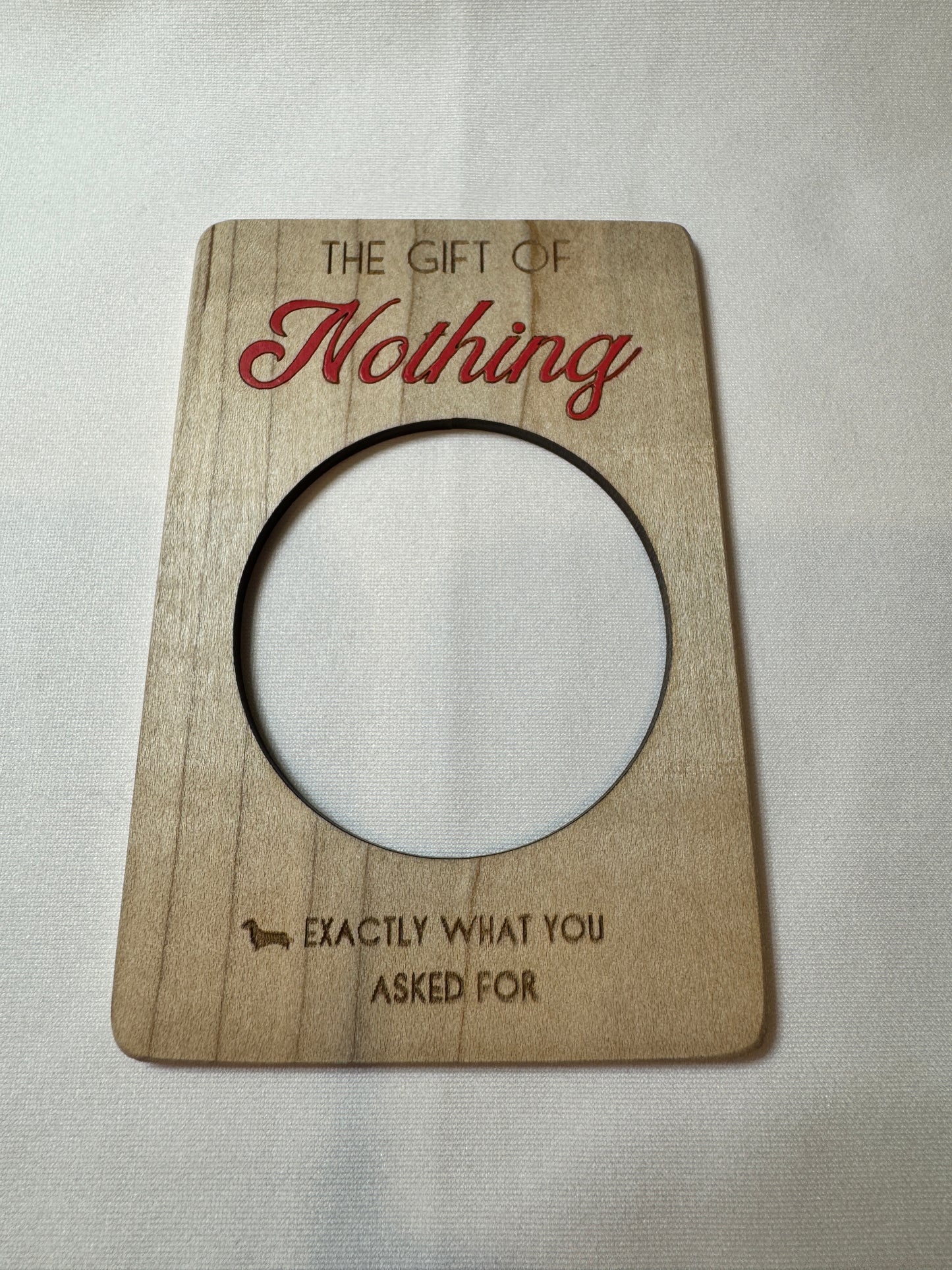 The Gift of Nothing