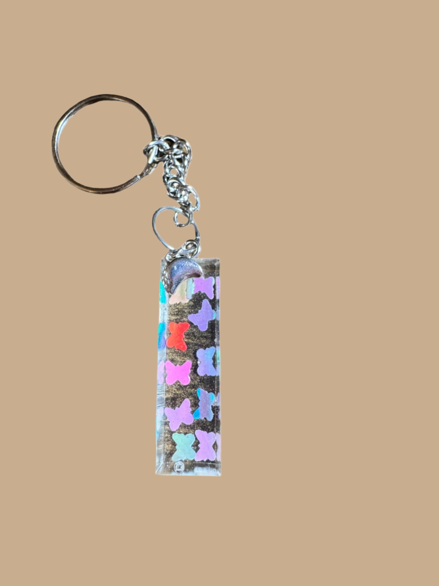 "I" Letter Keychain / Bag Charm