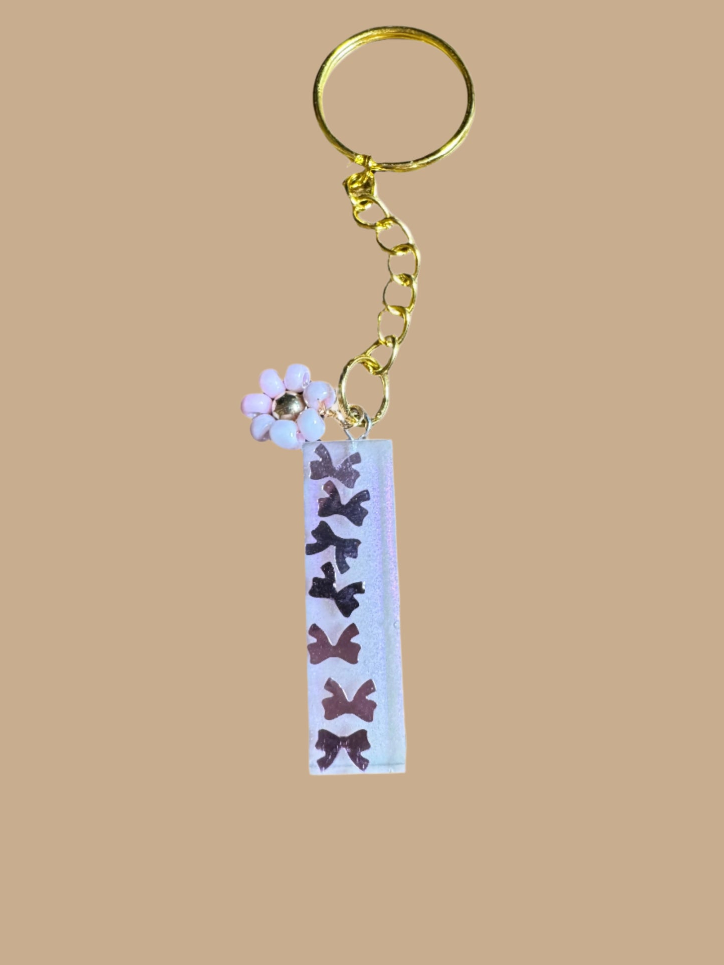 "I" Letter Keychain / Bag Charm