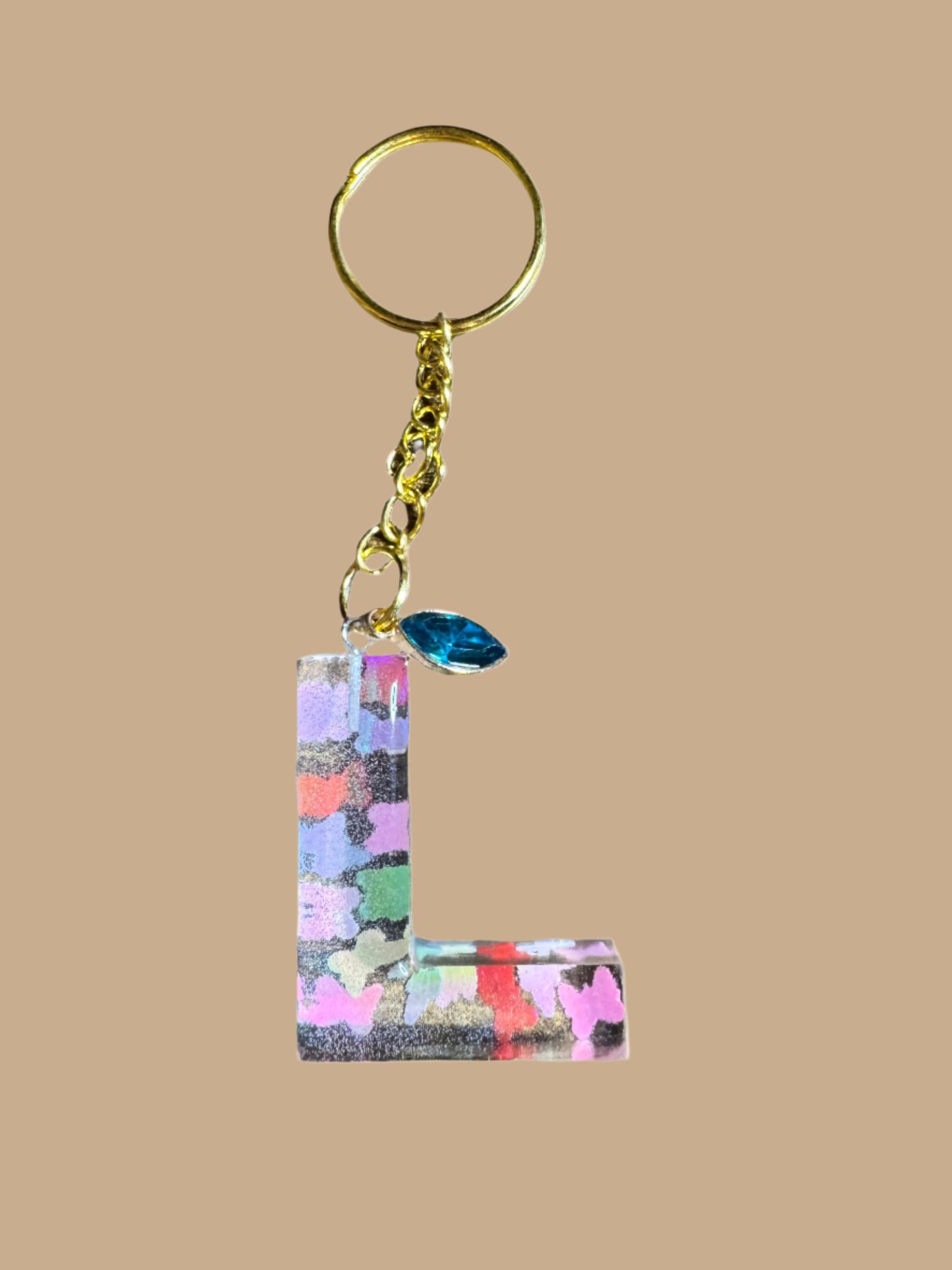 "L" Letter Keychain / Bag Charm
