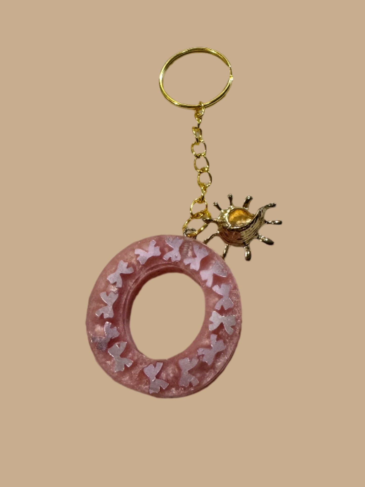 "O" Letter Keychain / Bag Charm