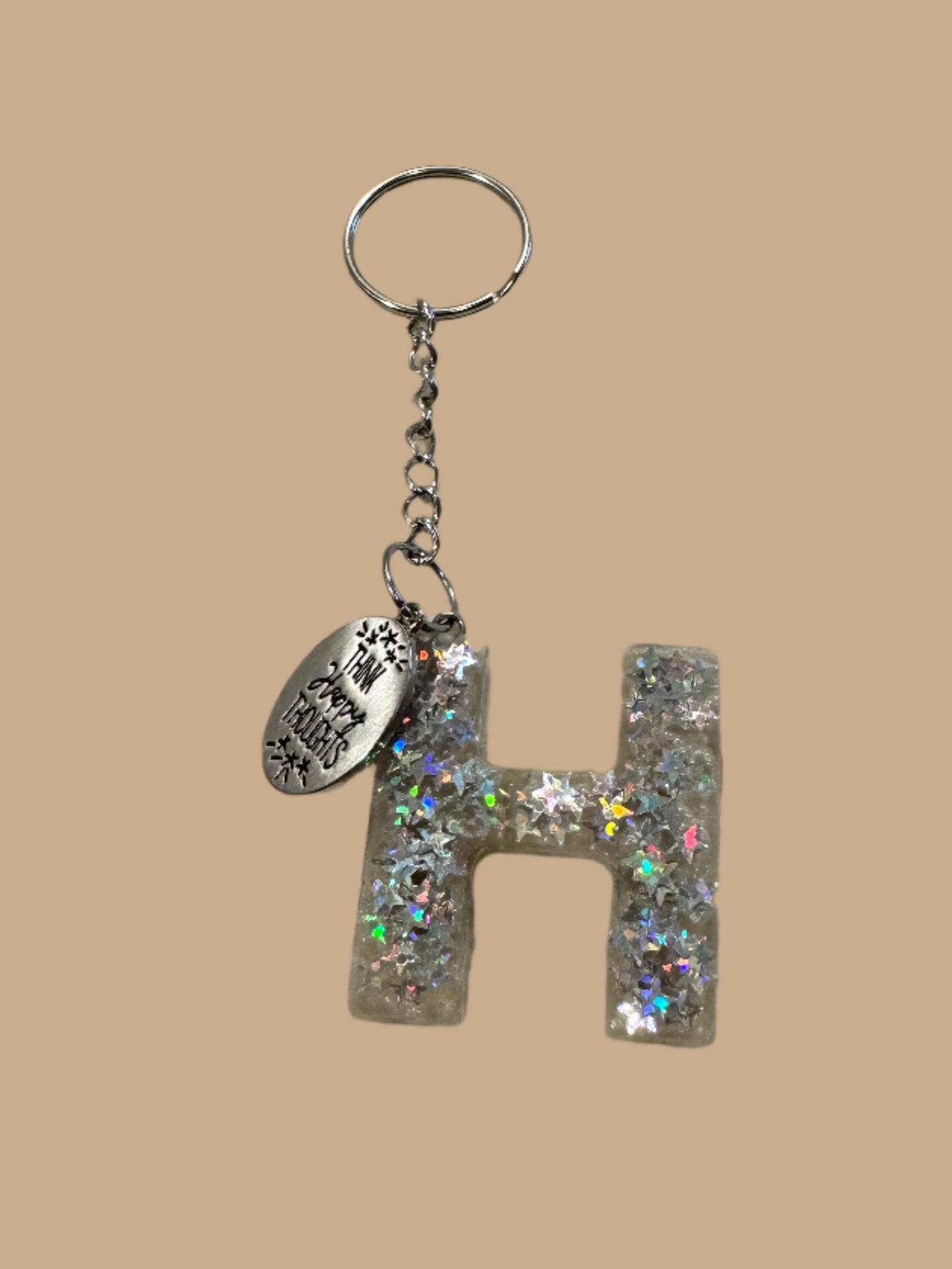 "H" Letter Keychain / Bag Charm