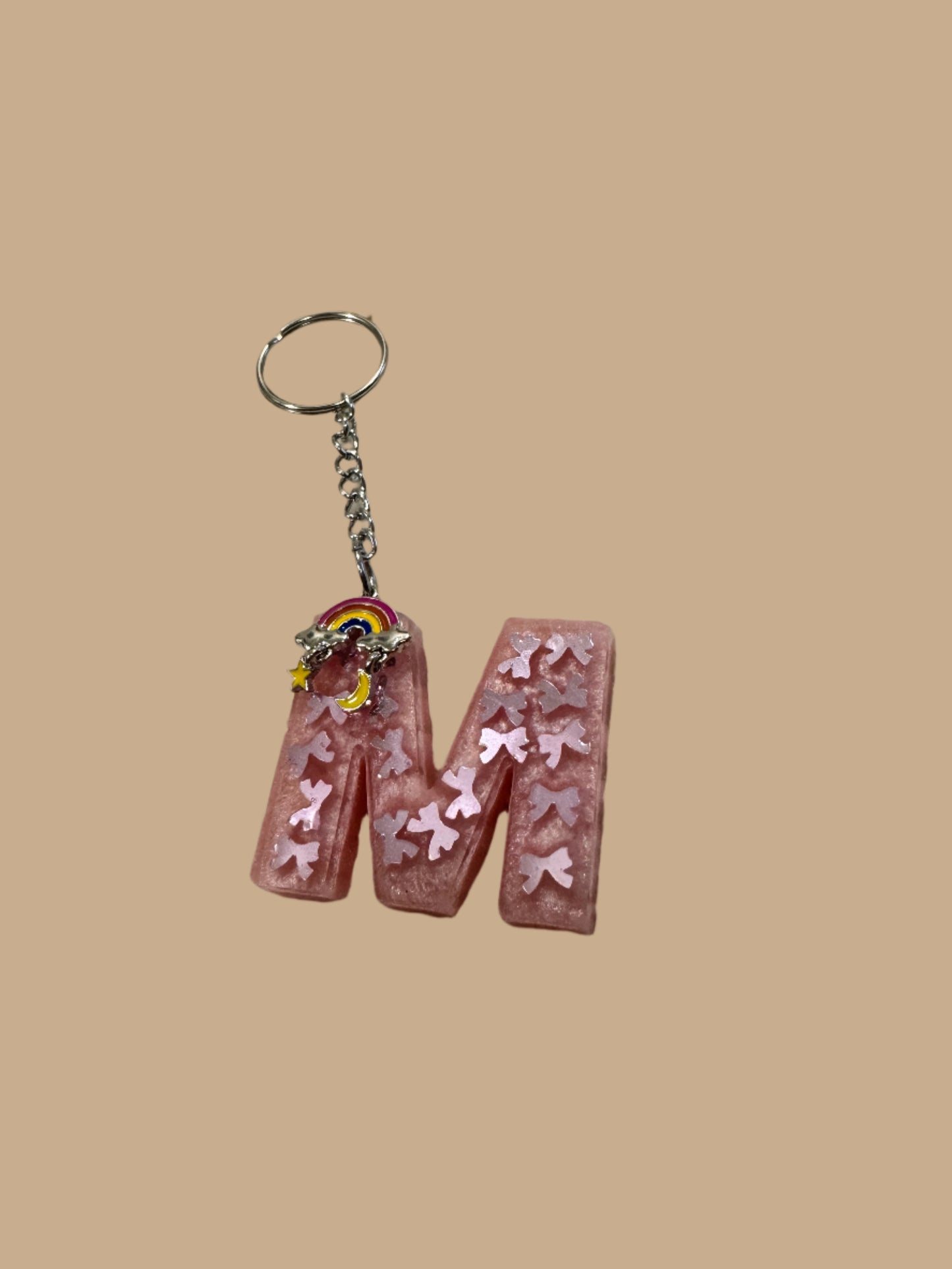 "M" Letter Keychain / Bag Charm
