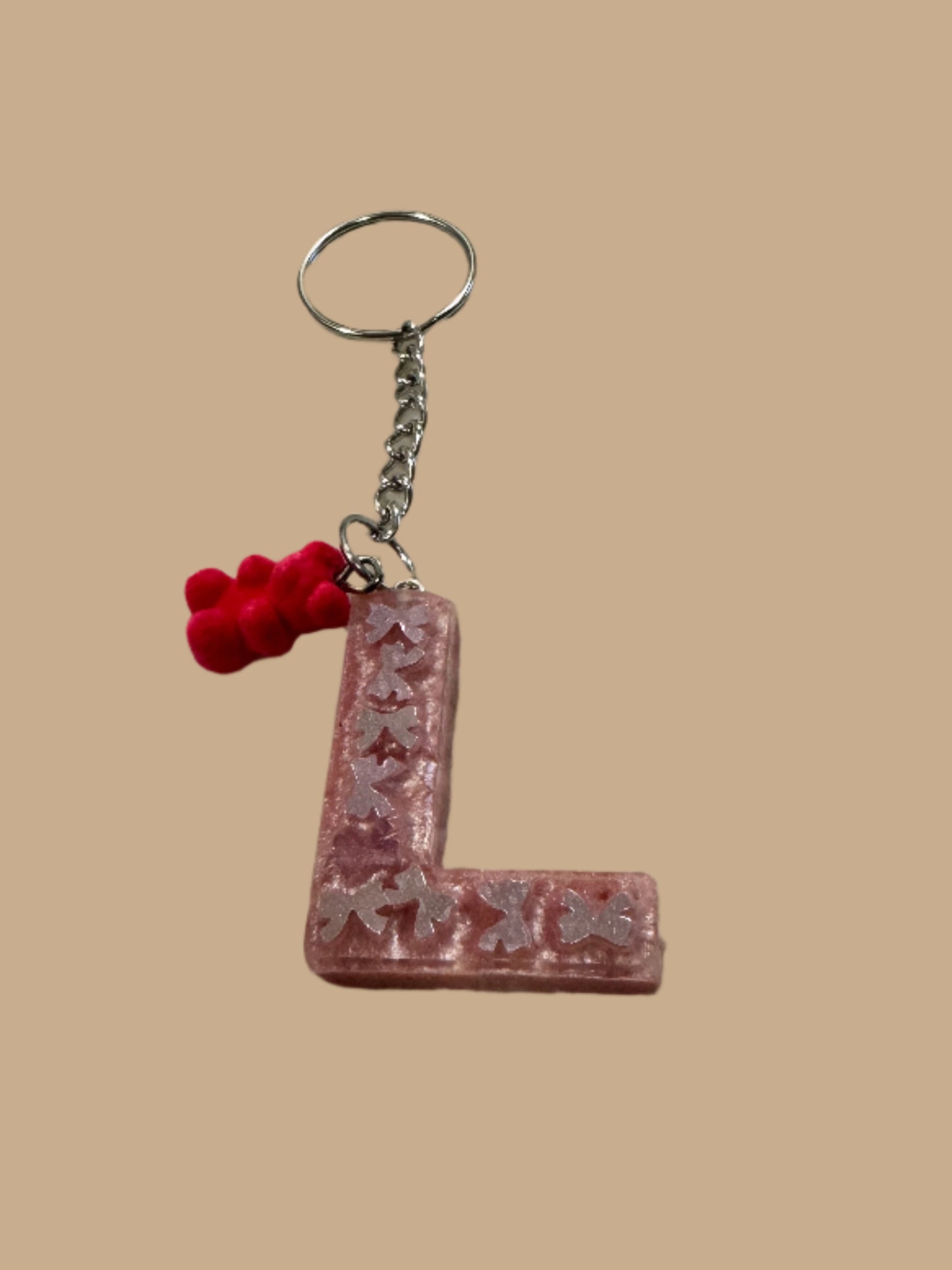 "L" Letter Keychain / Bag Charm