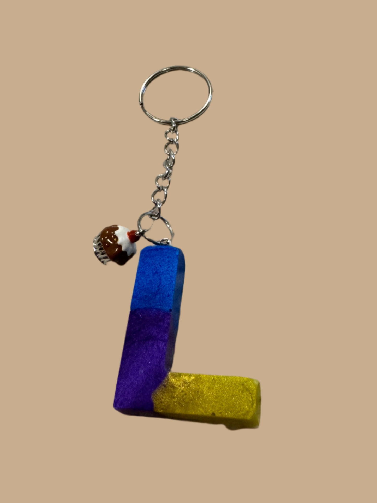 "L" Letter Keychain / Bag Charm