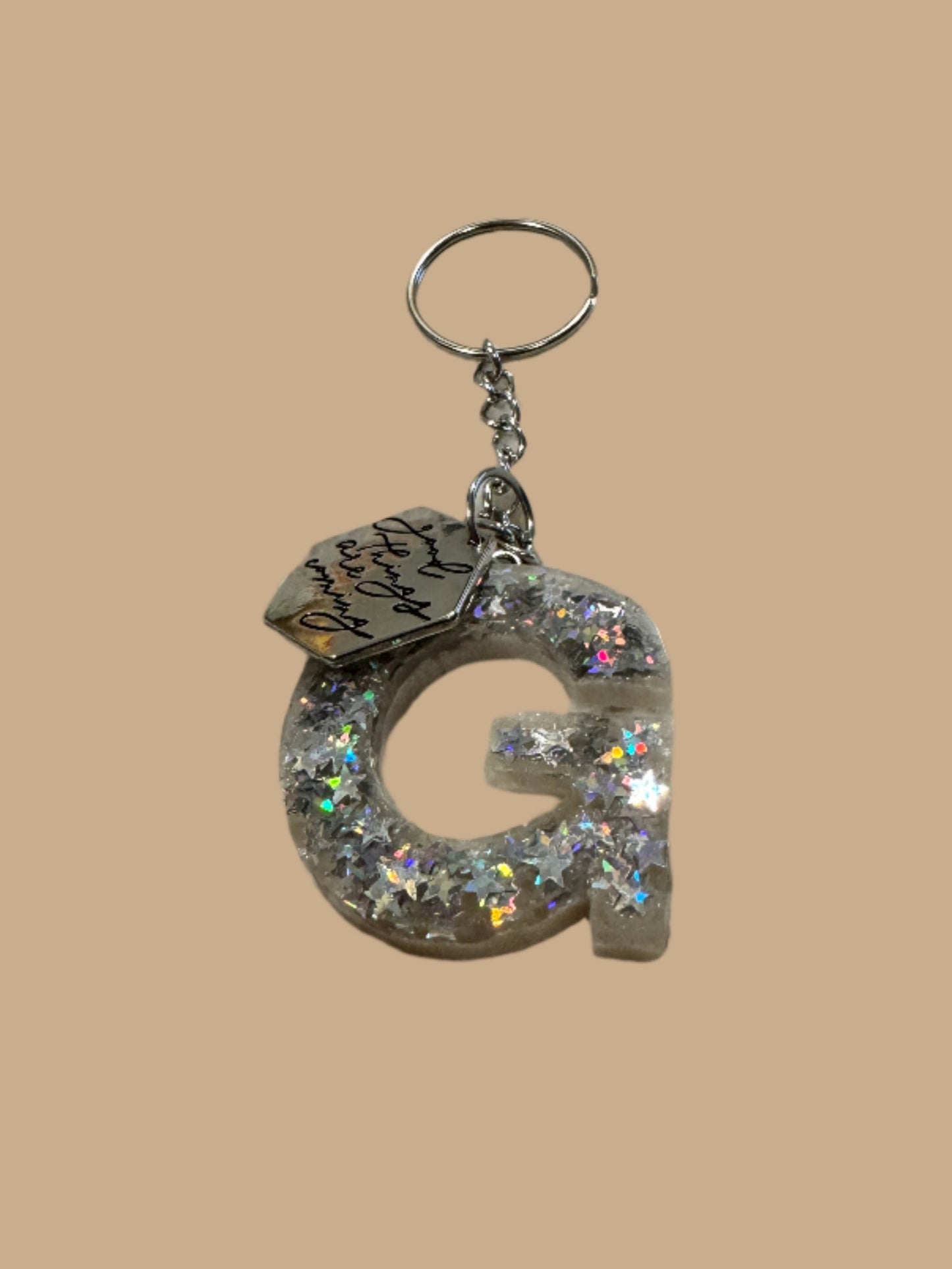 "G" Letter Keychain / Bag Charm