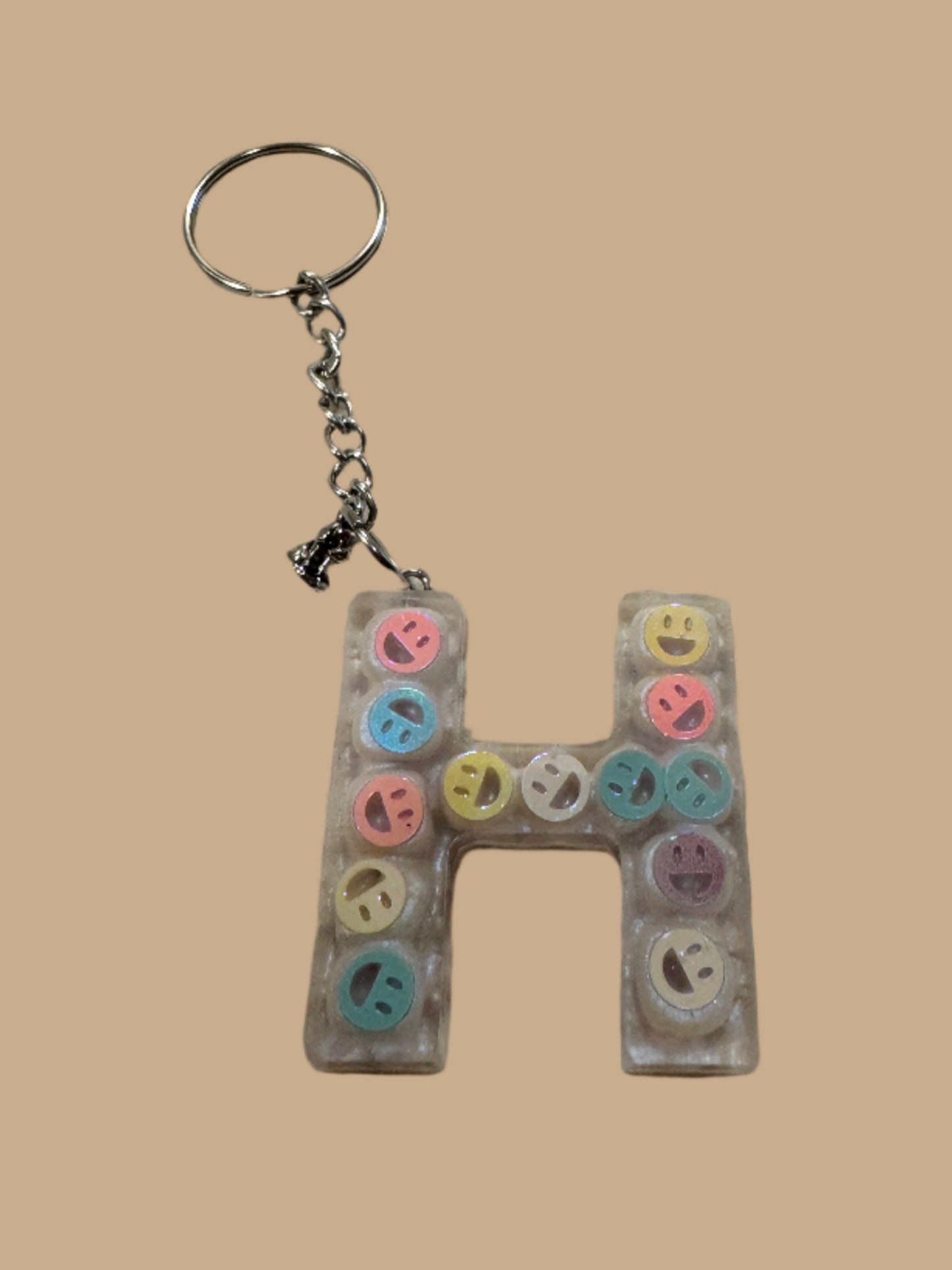 "H" Letter Keychain / Bag Charm
