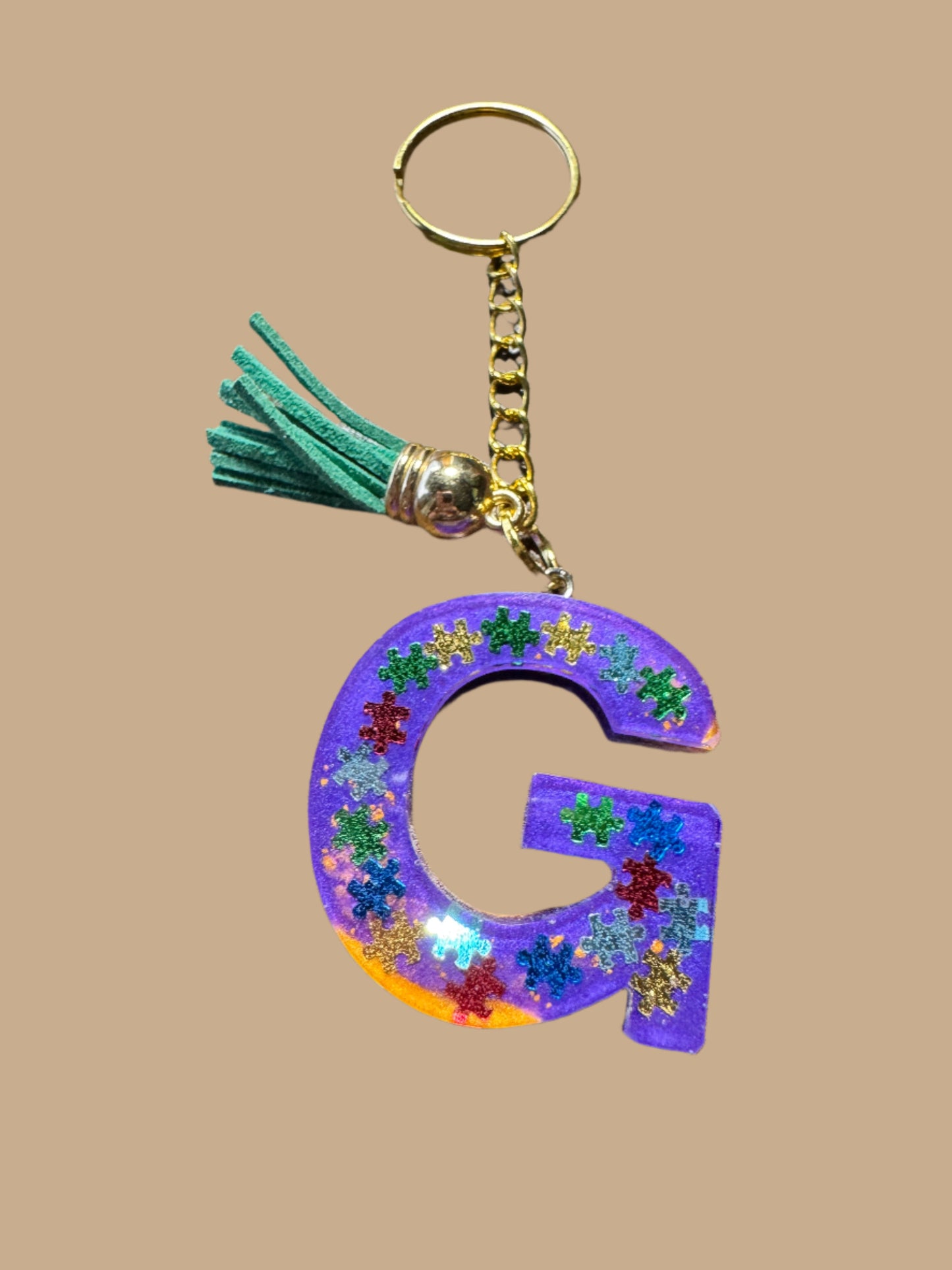 "G" Letter Keychain / Bag Charm