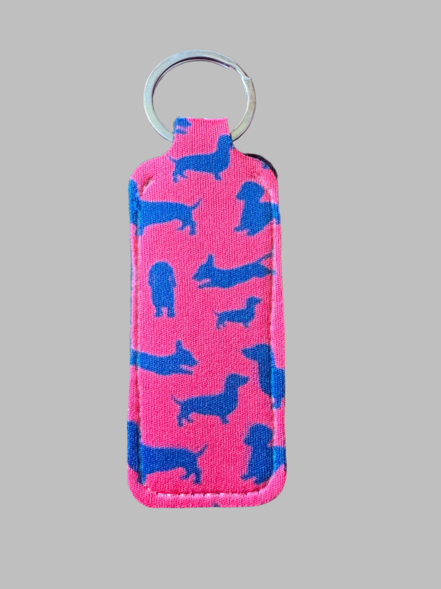 Blue & Red Doxie Chapstick π Lip Balm Holder