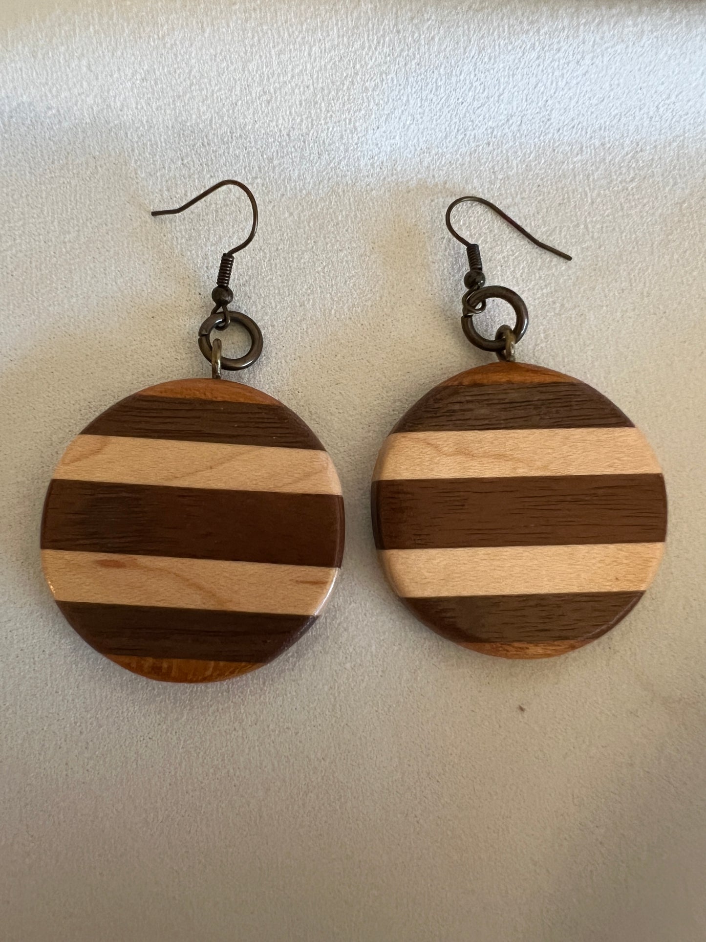 Walnut, Maple and Mulberry Earrings
