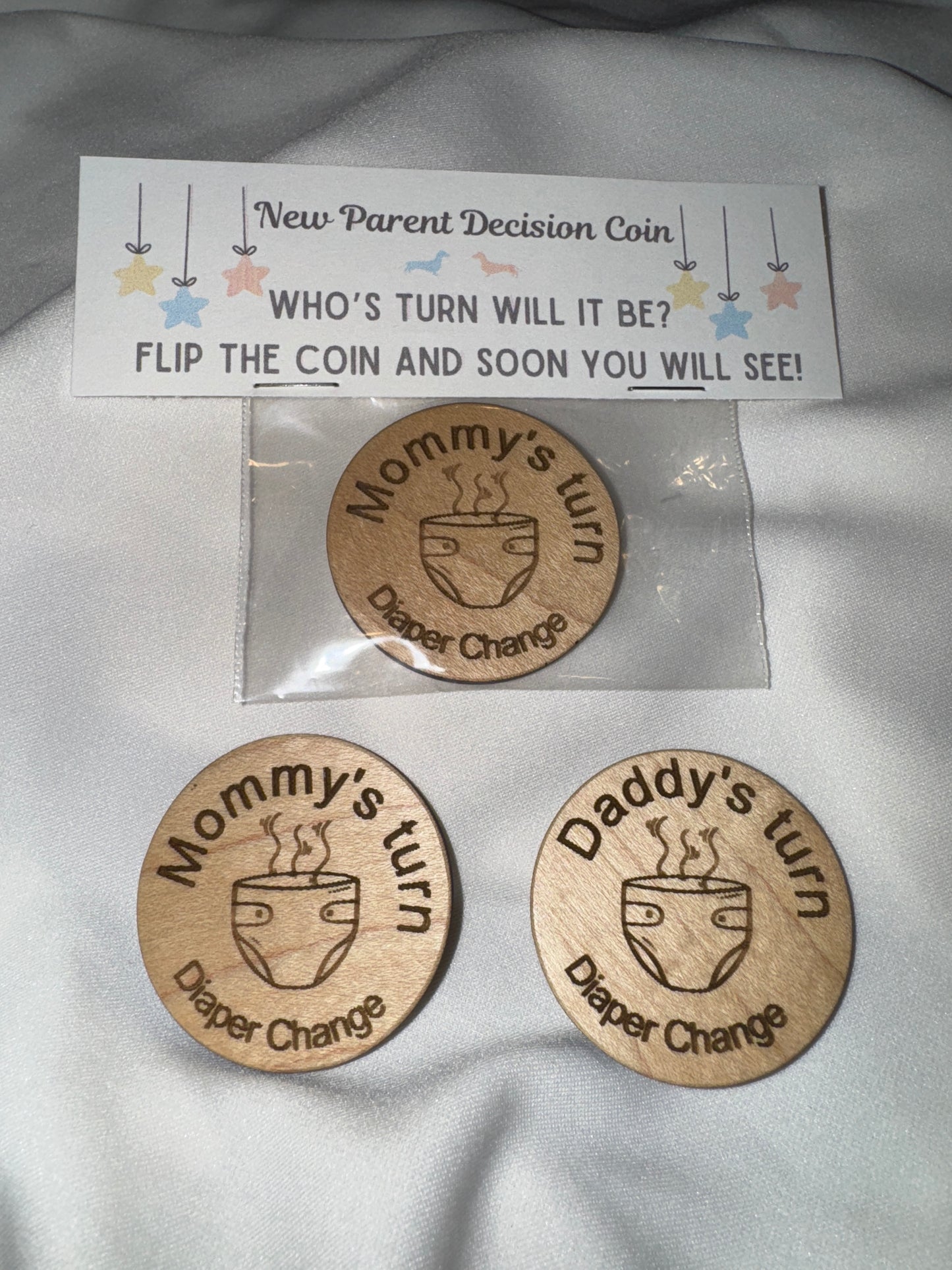 New Parent Decision Coin