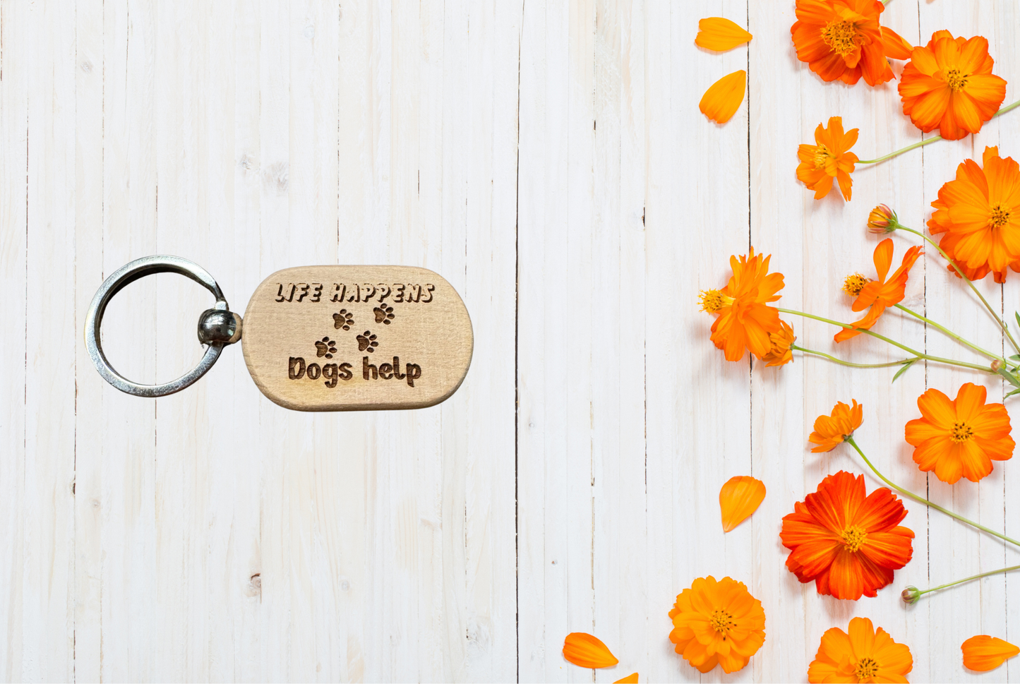 Wood Keychain with hilarious text