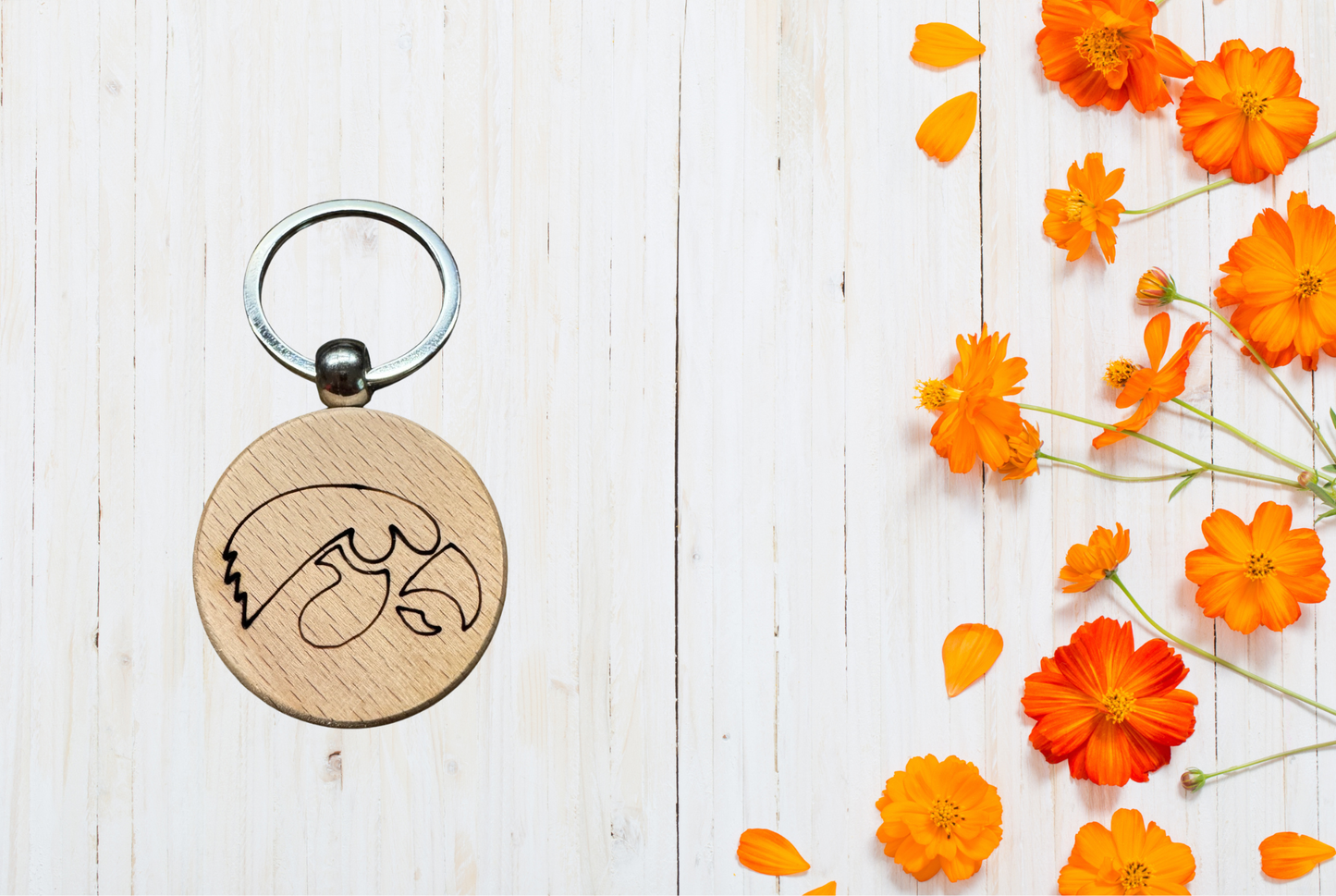 Wood Keychain with hilarious text