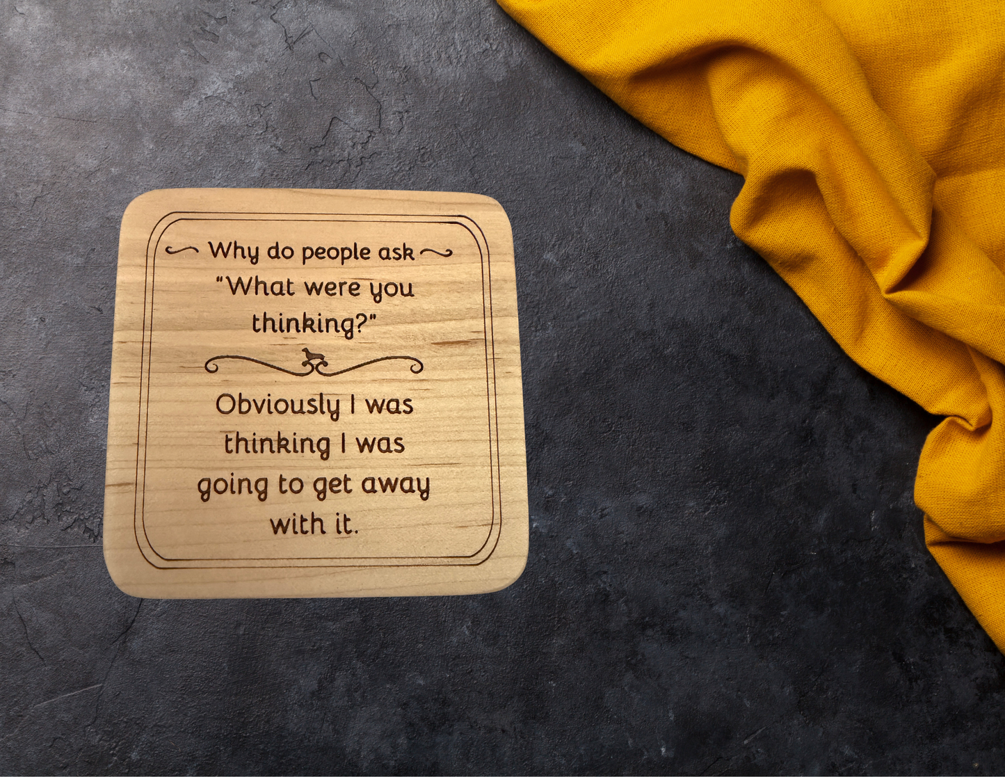 Why do people ask, "What were you thinking?" Magnet