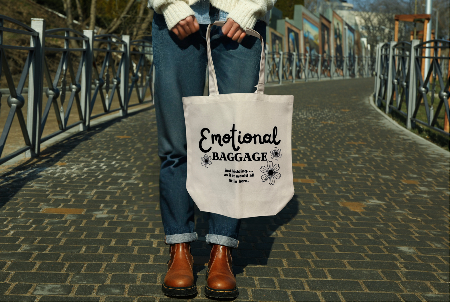 Tote bag with funny or cute design