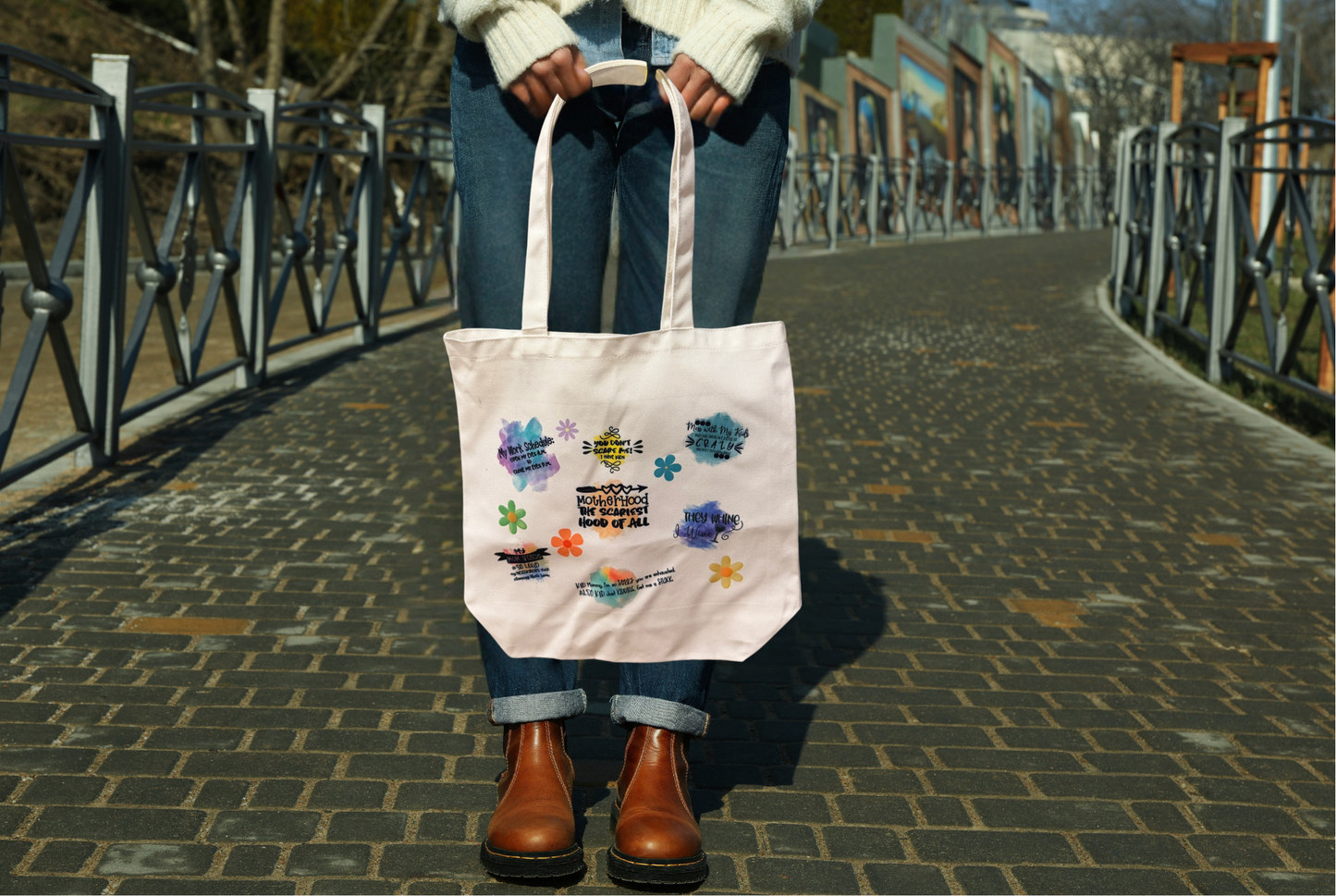 Mother Hood Canvas Tote Bag