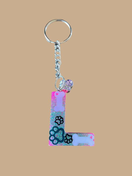 "L" Letter Keychain / Bag Charm