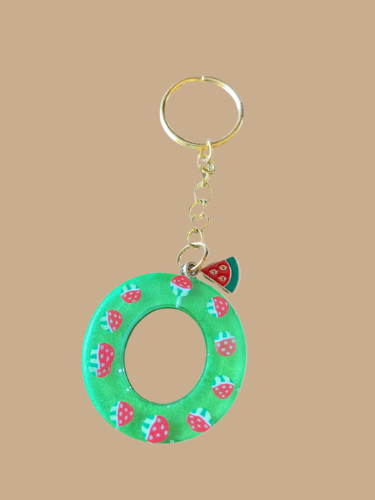 "O" Letter Keychain / Bag Charm