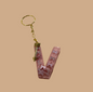 "V" Letter Keychain / Bag Charm