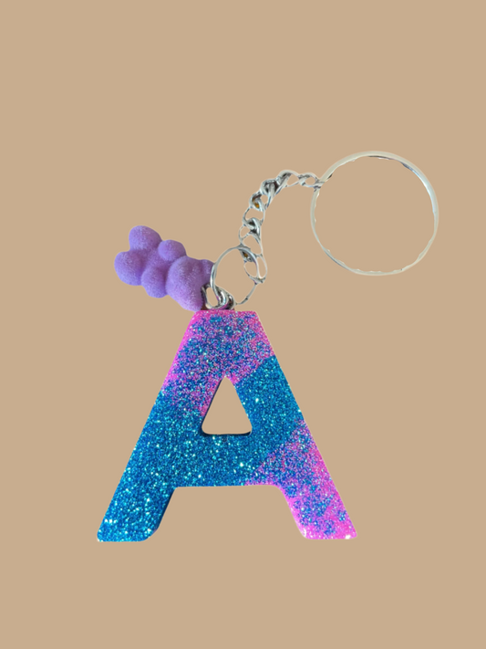 "A" Letter Keychain / Bag Charm