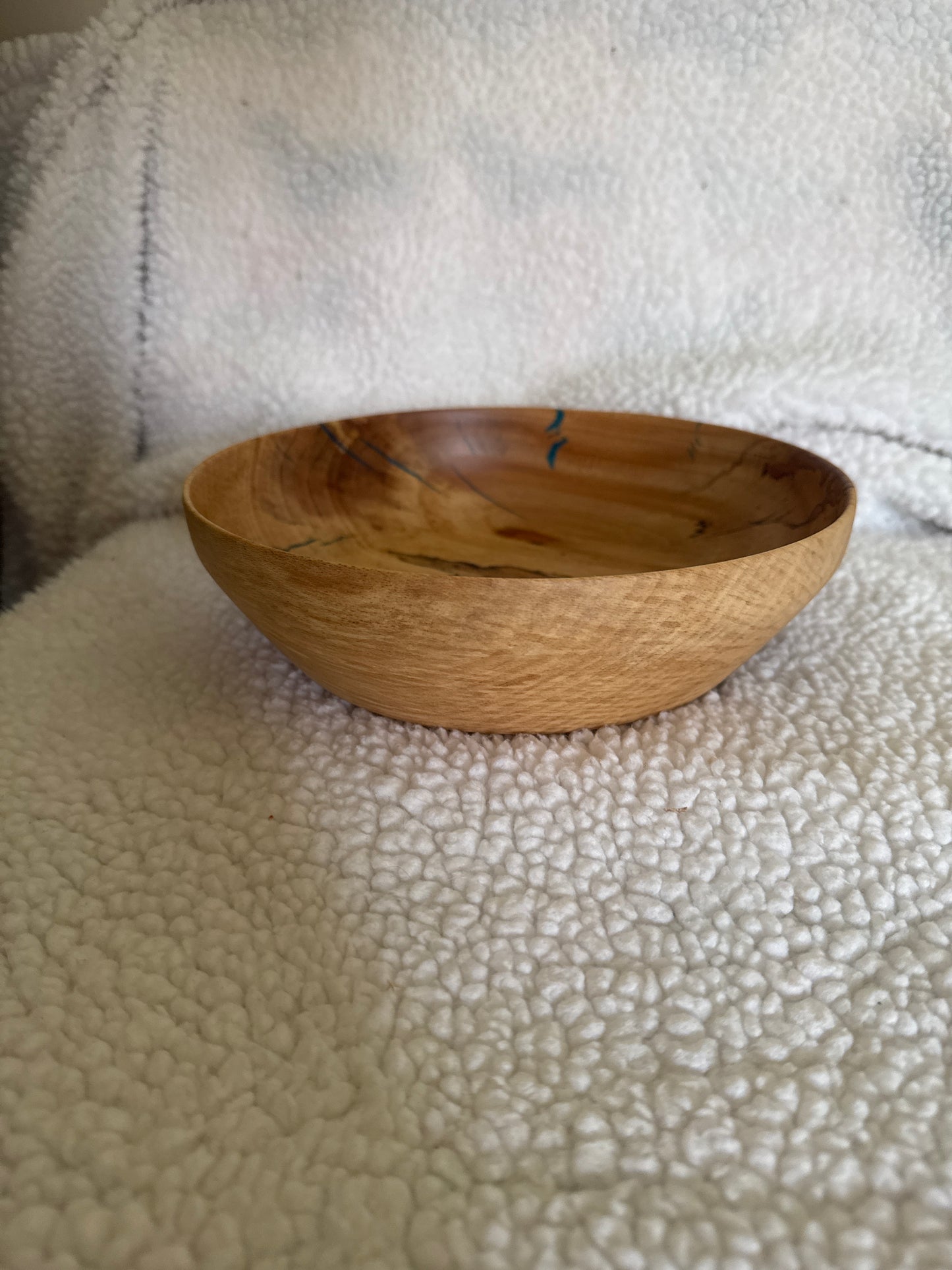 Sycamore & Resin Lathe Turned Bowl