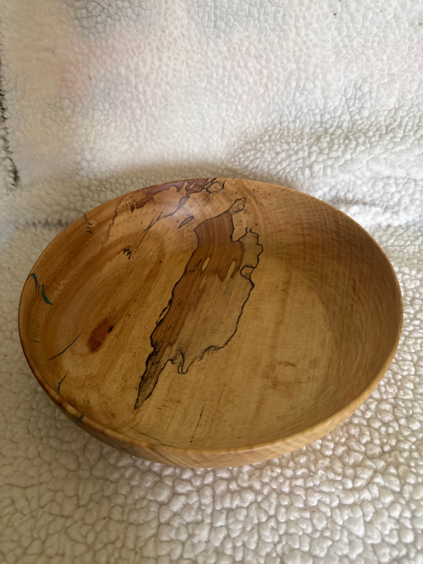 Sycamore & Resin Lathe Turned Bowl