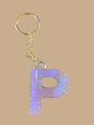 "P" Letter Keychain / Bag Charm