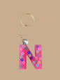 "N" Letter Keychain / Bag Charm