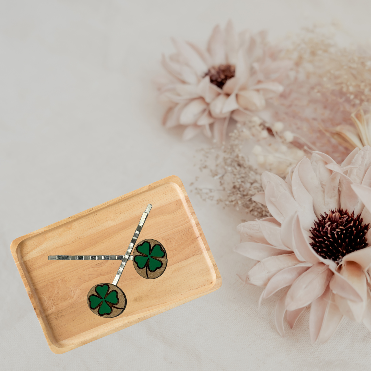 4 Leaf Clover Hair Pin 