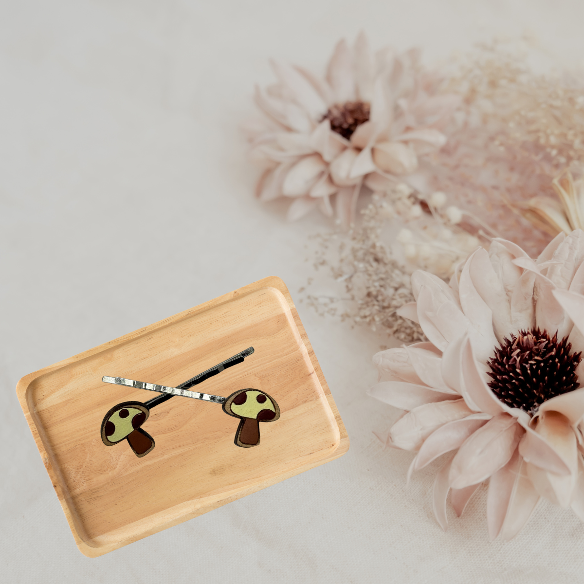 Mushroom Hair Pin 