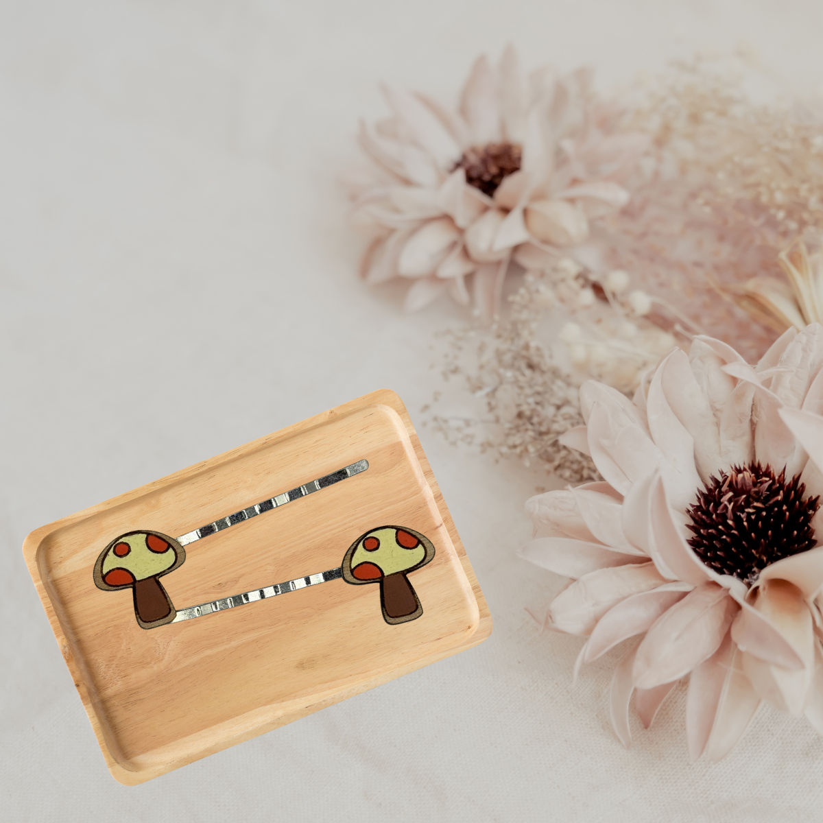 Mushroom Hair Pin 