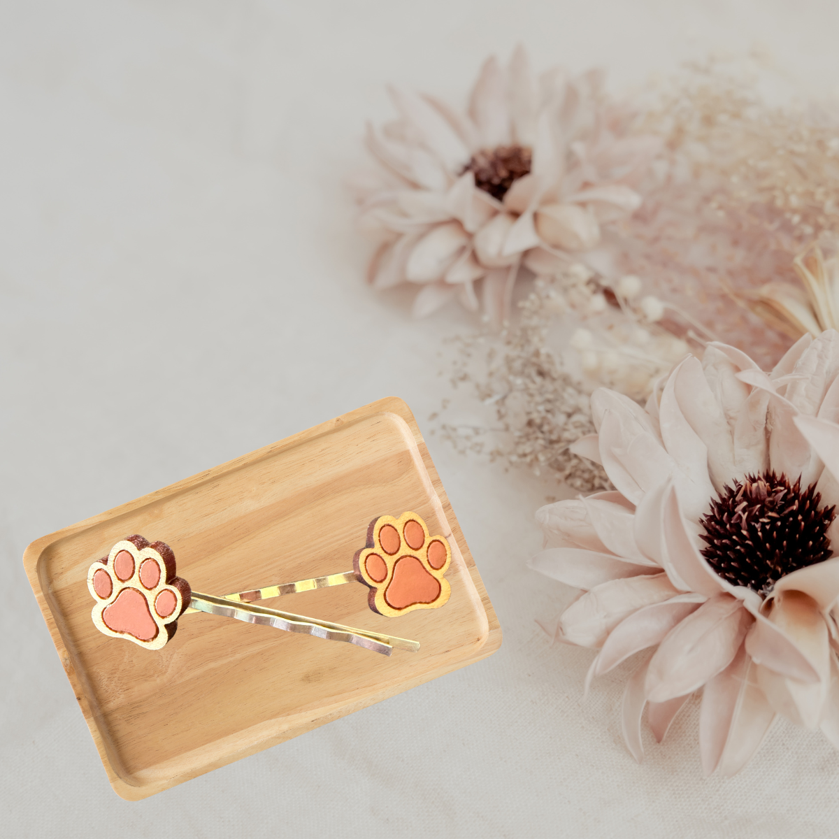 Hand Painted Hair Pins