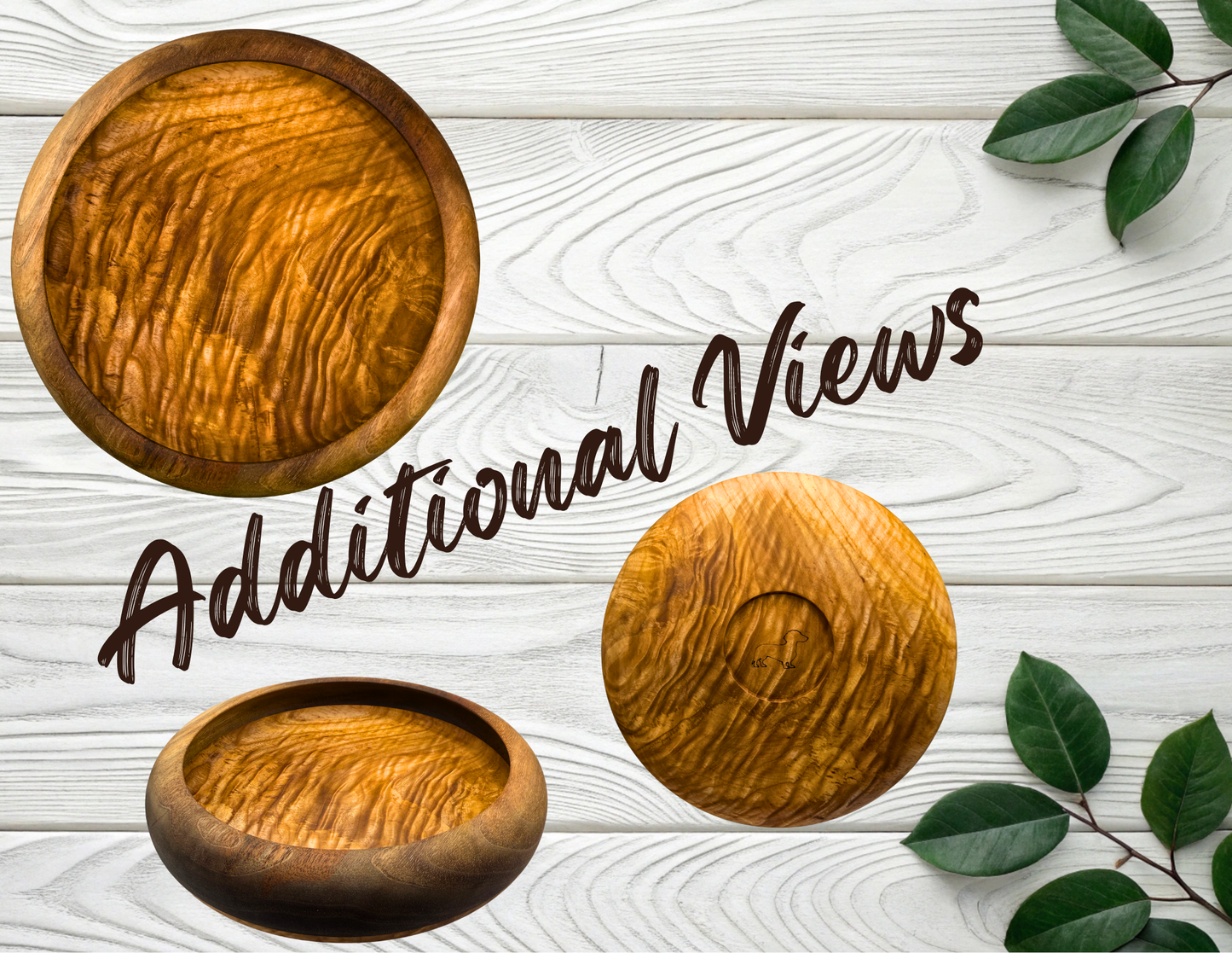 Ash & Walnut Lathe Turned Bowl