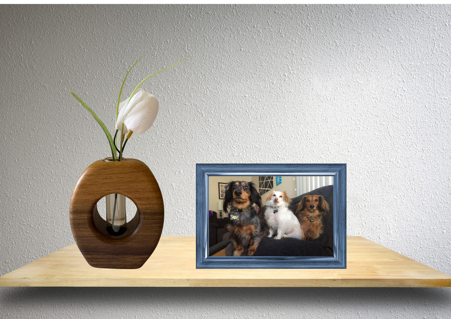 Black Limba Bud Vase